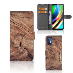 Motorola Moto G9 Plus Book Style Case Tree Trunk