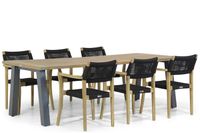 Lifestyle Dallas/Glasgow 240 cm dining tuinset 7-delig - thumbnail