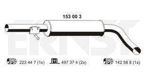 Middendemper ERNST, u.a. für Audi, Skoda, VW, Seat