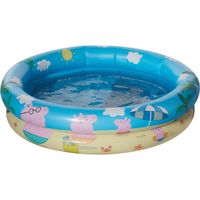 Opblaasbadje rond Peppa Big/Pig voor kinderen 78 x 18 cm   -