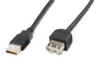 ASSMANN Electronic AK-300200-030-S USB-kabel 3 m USB 2.0 USB A Zwart - thumbnail