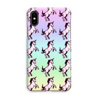 Musketon Unicorn: iPhone XS Max Volledig Geprint Hoesje - thumbnail