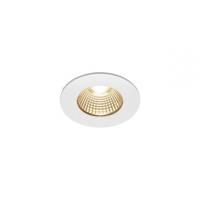 SLV Ronde inbouwspot Patta 8cm - 7,3w - 1800-3000K wit 1002099