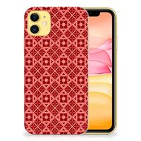 Apple iPhone 11 TPU bumper Batik Rood - thumbnail