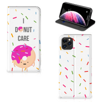 Apple iPhone 11 Pro Max Flip Style Cover Donut Roze - thumbnail