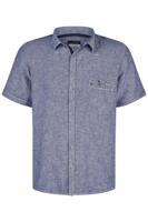 Jupiter Casual Modern Fit Overhemd Korte mouw donkerblauw