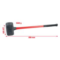 KS Tools 140.5259 Terugslagvrije beschermhamer, XL, 5500g - thumbnail