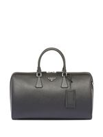 Prada sac fourre-tout en cuir Saffiano - Noir