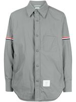 Thom Browne surchemise à bandes tricolores - Gris