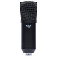 CAD AUDIO U29 USB-condensatormicrofoon met groot membraan (karakteristiek: cardioïde, 20 Hz - 20 kHz, geïntegreerde A/D-omvormer, voor MAC of PC, incl. USB-kabel, voorruit, klem en tafelstandaard),