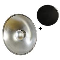 StudioKing Beauty Dish Zilver SK-BD550 55 cm met Honingraat - thumbnail