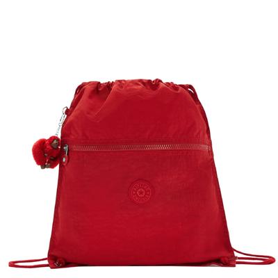 Kipling Supertaboo Gymsack cherry tonal Kipling Supertaboo Gymsack cherry tonal