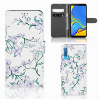 Samsung Galaxy A7 (2018) Uniek Hoesje Blossom White
