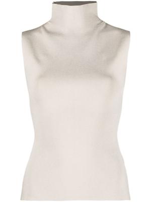 There Was One Top met open rug - Grijs