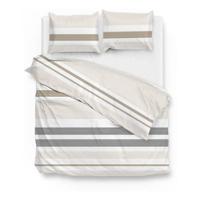 Zo!home Luke Flanel Dekedovertrek - Lits-jumeaux (240x200/220 Cm + 2 Slopen) - Flanel - Natural