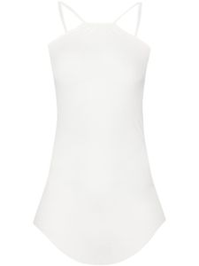 Rick Owens Scorpio ribbed-knit tank top - Blanc