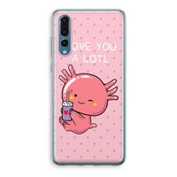 Love You A Lotl: Huawei P20 Pro Transparant Hoesje - thumbnail