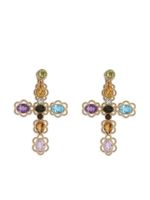 Dolce & Gabbana boucles d'oreilles pendantes en or 18ct serties de pierres semi-précieuses