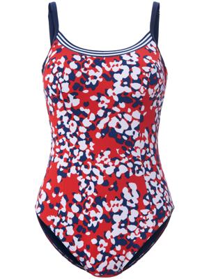 Badpak zachte cups en onderbusteband Van Sunflair rood