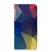 iPhone 14 Pro Max Stand Case Polygon Dark