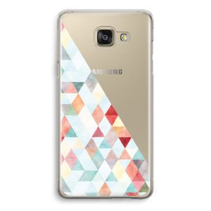 Gekleurde driehoekjes pastel: Samsung Galaxy A5 (2016) Transparant Hoesje