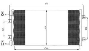 Condensor, airconditioning 35492