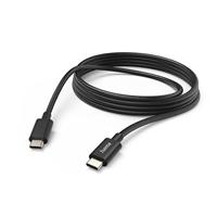 Hama USB USB 2.0 USB-C® mannelijke oplaadkabel, USB-C® mannelijk 3.00 m zwart 00201593