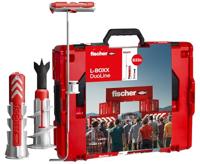 fischer DuoLine L-BOXX 102, pluggen assortiment met 3 verschillende soorten universele pluggen: DuoPower, DuoTec en DuoBlade in hoogwaardige stapelbaar kunststof box, voorgesorteerde set, 833 stuks