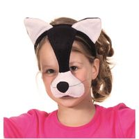 Pluche katten masker met geluid   -