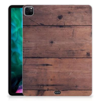 iPad Pro 12.9 (2020) | iPad Pro 12.9 (2021) Silicone Tablet Hoes Old Wood iPad Pro 12.9 (2020) | iPad Pro 12.9 (2021) Silicone Tablet Hoes Old Wood