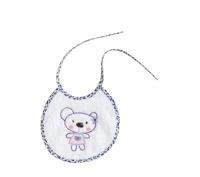 Interbaby slabbetje Beer junior 20 x 20 cm katoen