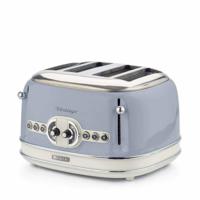 Ariete 00C015605AR0 broodrooster 6 4 snede(n) 1600 W Blauw, Chroom, Wit - thumbnail