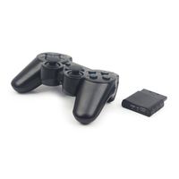 Gembird JPD-WDV-01 game controller Zwart RF Gamepad PC, Playstation 2, Playstation 3 - thumbnail