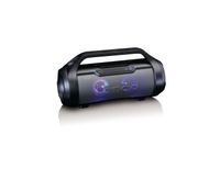 Lenco SPR-070BK Bluetooth luidspreker AUX, FM radio, USB, Spatwaterdicht, SD Zwart - thumbnail