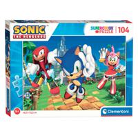 Clementoni Legpuzzel Sonic, 104st. - thumbnail