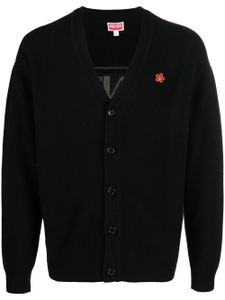 Kenzo cardigan à détail de patch - Noir