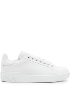 Dolce & Gabbana baskets Portofino en cuir - Blanc