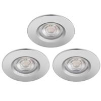 Philips Led inbouwspots Dive (3x) 3x5w - 2700K - 8,5cm chroom 78965700 - thumbnail