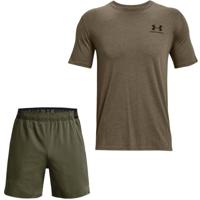 Under Armour Vanish Woven Left Chest Logo Zomerset Olijfgroen Zwart