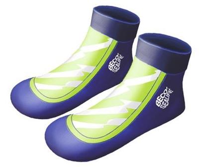 Beco zwemsokken Sealife meisjes neopreen roze/groen