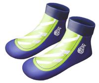 Beco zwemsokken Sealife meisjes neopreen roze/groen