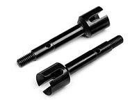 Rear axle shaft 5x6x42mm (black/2pcs) - thumbnail