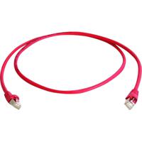 Telegärtner L00006A0042 RJ45 Netwerkkabel, patchkabel CAT 6A S/FTP 20.00 m Rood Vlambestendig, Halogeenvrij, UL gecertificeerd 1 stuk(s)