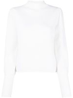 Allude pull en cachemire à manches bouffantes - Blanc