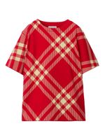 Burberry Kids t-shirt à carreaux - Vert