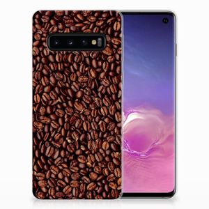 Samsung Galaxy S10 Siliconen Case Koffiebonen