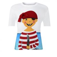 Ziegfeld T-shirt korte mouw Piraat Paul jongens katoen