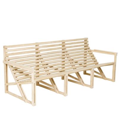 Weltevree Patiobench Patiobank - 4-5 Zitter / Naturel