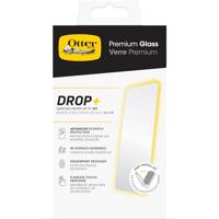 OtterBox Premium Glass-schermbeschermer voor iPhone 15, gehard glas, geavanceerde krasbescherming, overleeft vallen tot 3ft, antimicrobiële bescherming