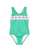 Chiara Ferragni Kids maillot de bain à dos-nu - Vert - thumbnail